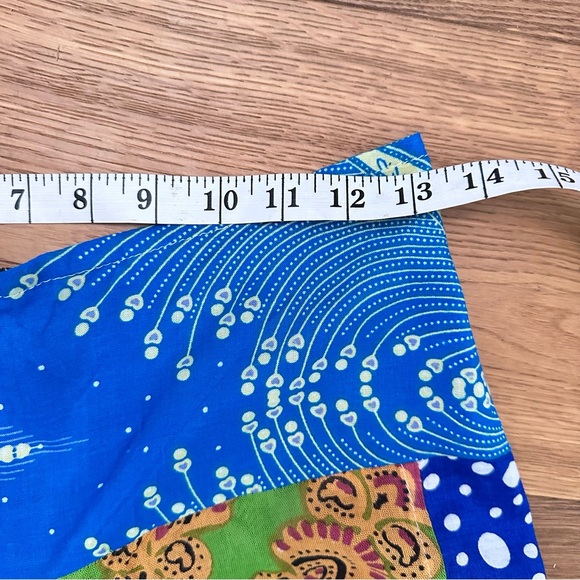 NWT Patchwork Palazzo Vibrant Multicolor Pants - Picture 10 of 13